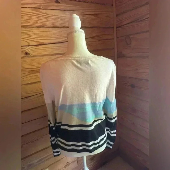 WILDFOX Summer Flamingo Lightweight Cotton Cashmere Blend Sweater size small - Picture 2 of 6